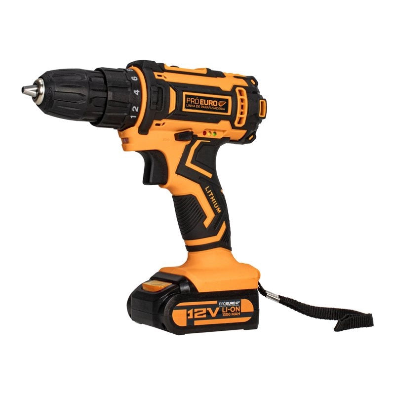 Parafusadeira Furadeira Sem Fio Bivolt 10mm 12v