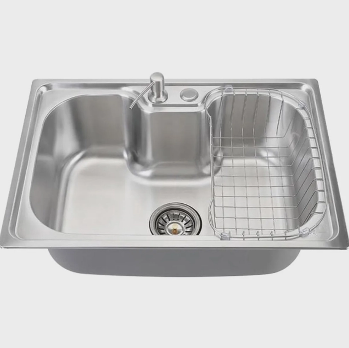 Cuba Cozinha Gourmet Luxo Aço Inox Acessorios Bancada Sifao Valvula Escorredor Copa Casa Lavanderia Restaurante