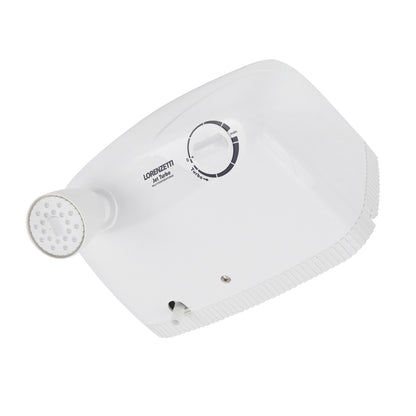 Chuveiro Elétrico Multitemperatura 220V 7800w Branco Redondo com Pressurizador Jet Turbo Lorenzetti