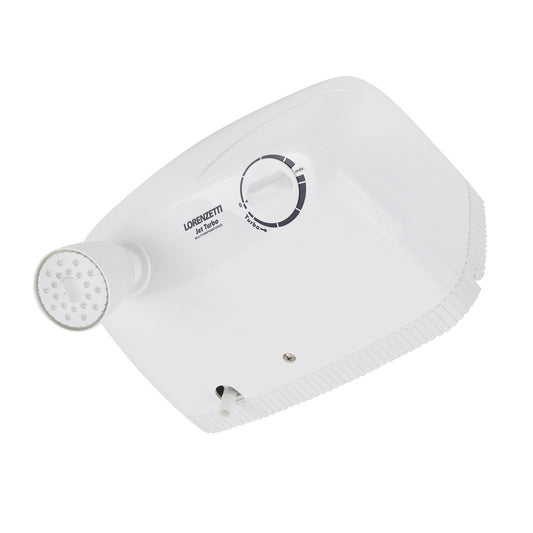 Chuveiro Elétrico Multitemperatura 220V 7800w Branco Redondo com Pressurizador Jet Turbo Lorenzetti