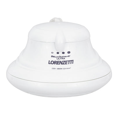 Chuveiro Elétrico Multitemperatura 220V 6800w Branco Redondo Bella Ducha Lorenzetti