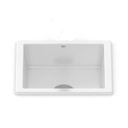 Cuba Sobrepor ou Embutir Roca Óptica branco 33cm