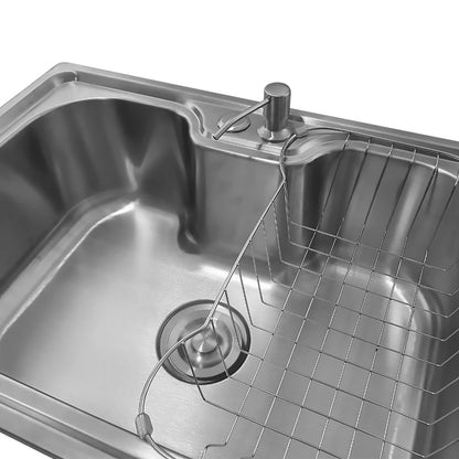 Cuba Pia Gourmet Luxo Prizi Aço Inox 201 42x60cm Kit Completo – 6042
