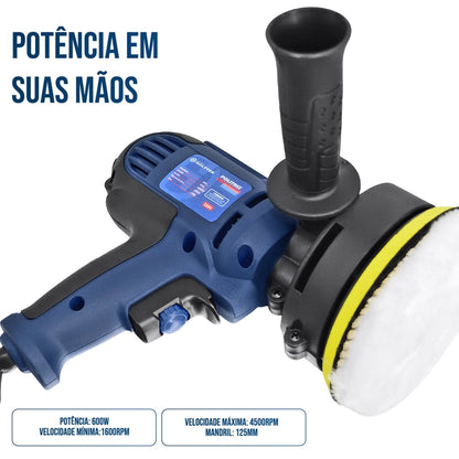 Politriz Lixadeira Automotiva Profissional 5 Polegadas 600w
