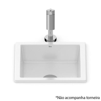Cuba Sobrepor ou Embutir Roca Óptica branco 33cm