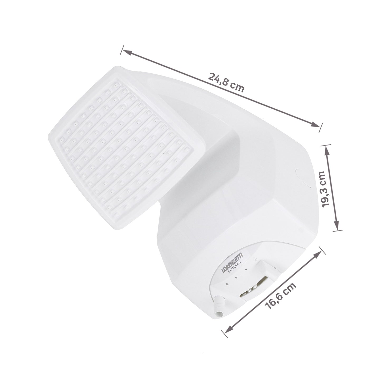 Chuveiro Elétrico Multitemperatura 220V 6800w Branco Quadrado Futura Lorenzetti