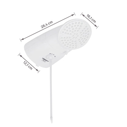 Chuveiro Elétrico Multitemperatura 220V 6400w Branco Redondo Top Jet Lorenzetti
