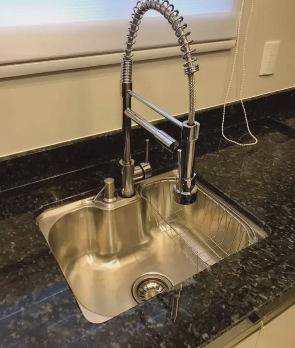 Cuba Cozinha Gourmet Luxo Aço Inox Acessorios Bancada Sifao Valvula Escorredor Copa Casa Lavanderia Restaurante