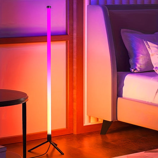 Luminária de Chão Inteligente RGB LED para Decoração