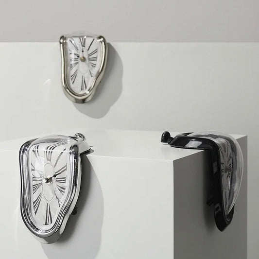 Relógio Derretido Dali Surreal para Decoração