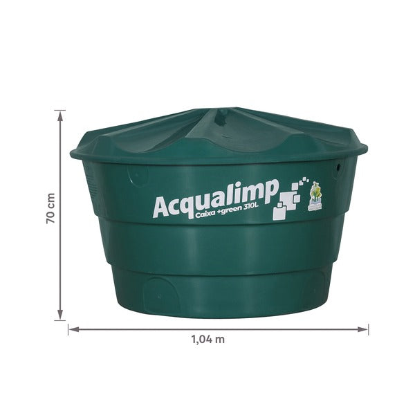 Caixa d’Água 310L em Polietileno +Green Acqualimp