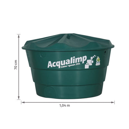 Caixa d’Água 310L em Polietileno +Green Acqualimp