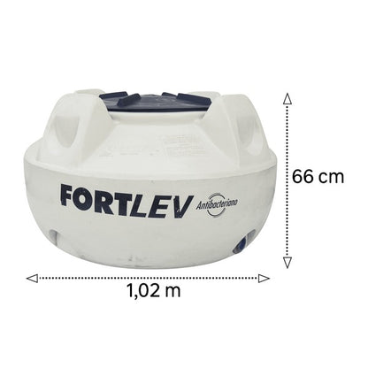 Tanque 500L em Polietileno Antibacteriano Fortlev