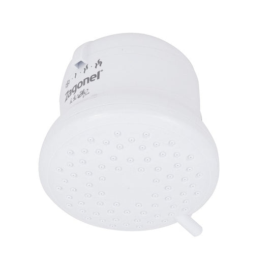 Chuveiro Elétrico Multitemperatura 220V 6800w Branco Redondo Ideale Plus sem Cano Zagonel