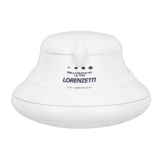 Chuveiro Elétrico Multitemperatura 127V (110V) 5500w Branco Redondo Bella Ducha Lorenzetti