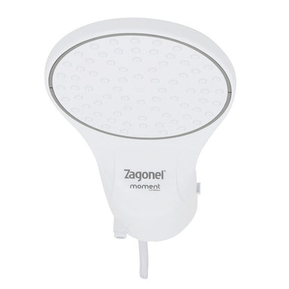 Chuveiro Elétrico Eletrônico 220V 7500w Branco Redondo Moment Zagonel