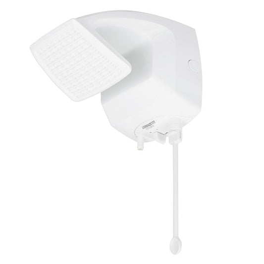 Chuveiro Elétrico Eletrônico 220V 6800w Branco Quadrado Futura Lorenzetti