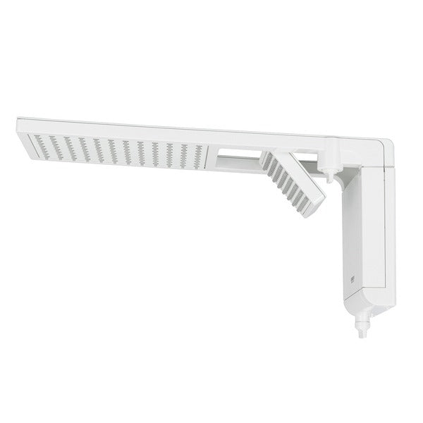 Chuveiro Elétrico Eletrônico 220V 7800w Branco Quadrado Acqua Duo Ultra Lorenzetti