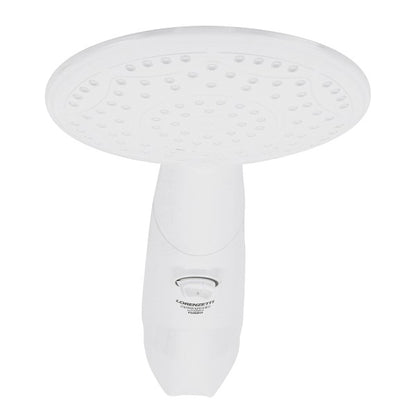 Chuveiro Elétrico Eletrônico 220V 7500w Branco Redondo com Pressurizador Advanced Lorenzetti