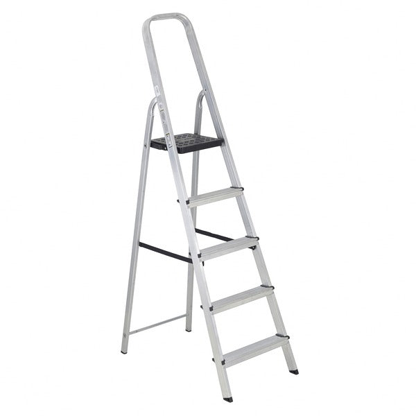 Escada 5 Degraus Metal 1,78m Pro 150kg Botafogo