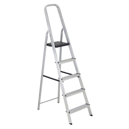 Escada 5 Degraus Metal 1,78m Pro 150kg Botafogo