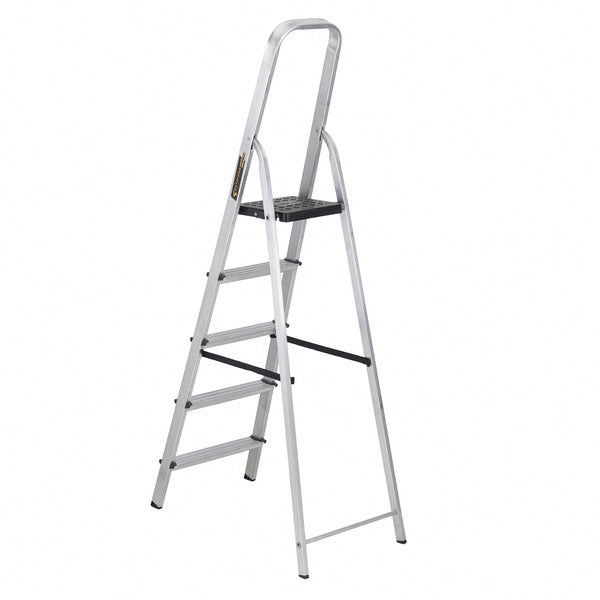 Escada 5 Degraus Metal 1,78m Pro 150kg Botafogo