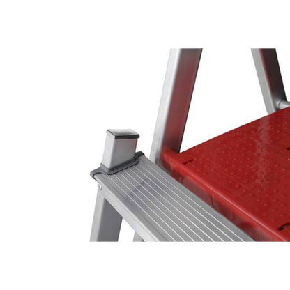 Escada De Alumínio Dupla 3 Degraus Natural 120kg Reisam