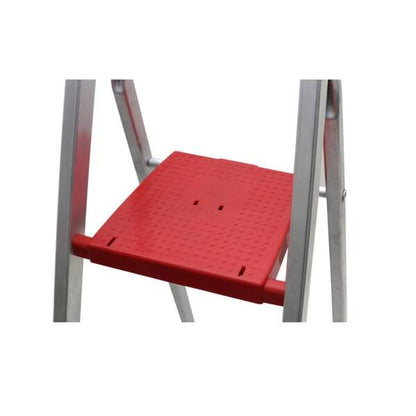 Escada Doméstica Aluminio 7 Degraus Natural 120 Kg Reisam