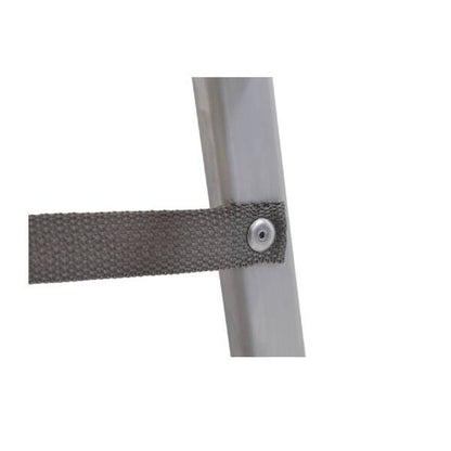 Escada Doméstica Aluminio 8 Degraus Natural 120 Kg Reisam