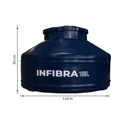 Tanque 1.000L em Polietileno Infibra